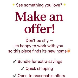 Quick Shipping ✅ Reasonable Offers Welcome